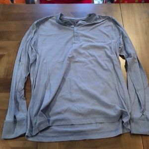 Long sleeve Henley shirt